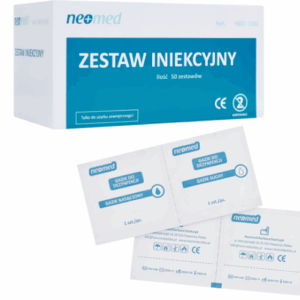 Gaziki do dezynfekcji skóry DUO sucho/mokre 100szt